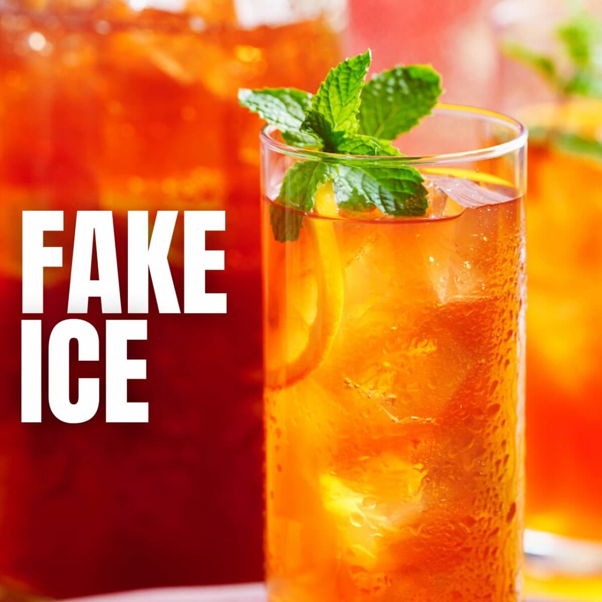DIY Fake Ice for Drinks Photography
